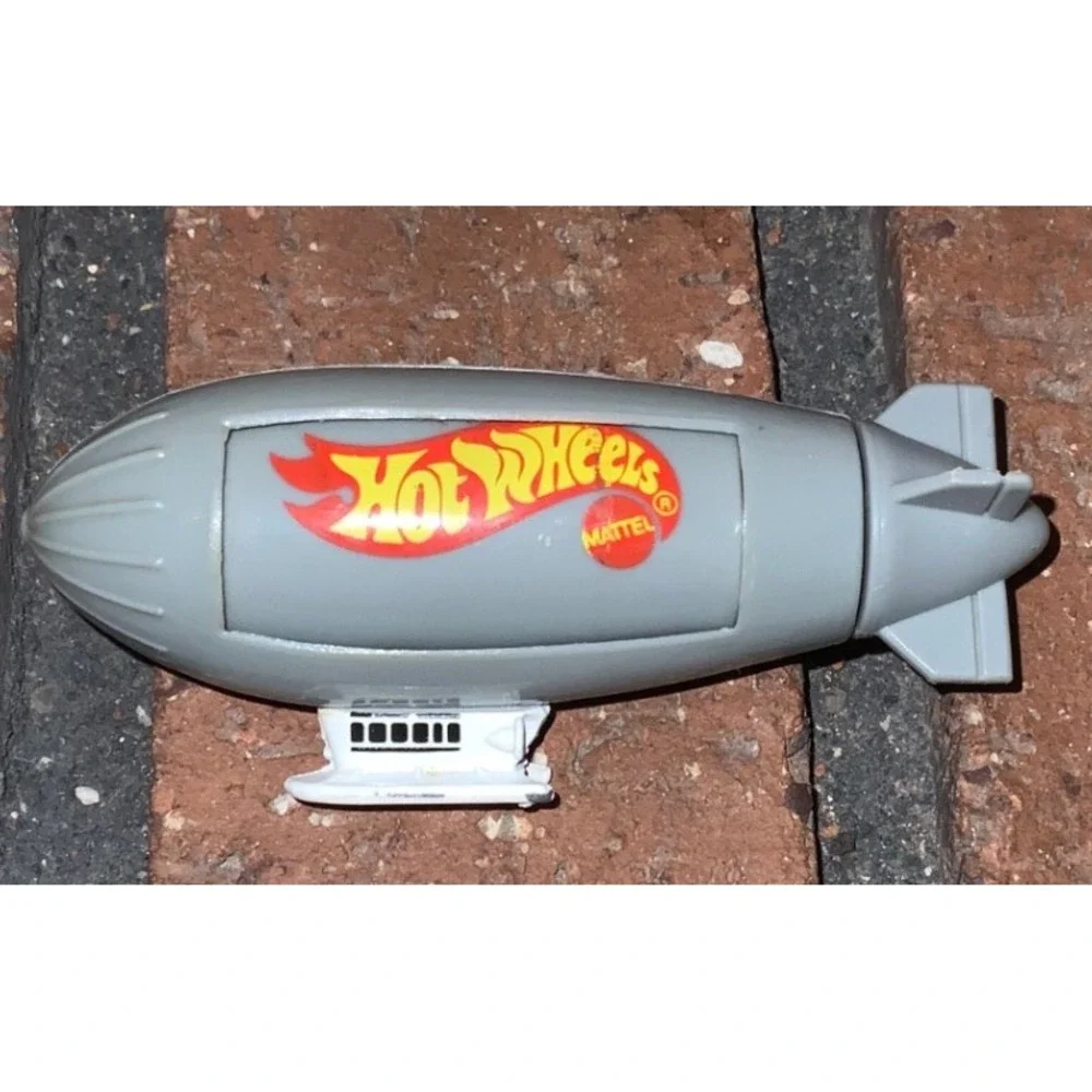 Hot Wheels Goodyear‎ Blimp Gray Diecast Mattel Advertising Airship Toy Vehicle
